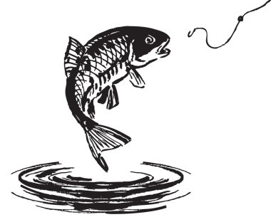 Download Fish Jumping Free Vector Eps Cdr Ai Svg Vector Illustration Graphic Art
