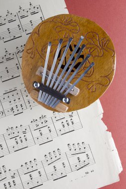 Hindistan cevizi kalimba başparmak piyano