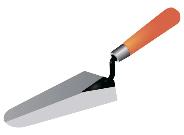 Trowel for archaeological excavations — Stock Vector