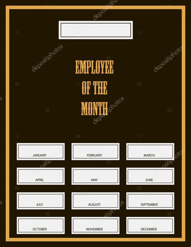 Employee Of The Month Award Kit