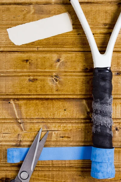 Juego de reparación para raqueta de tenis — Foto de Stock