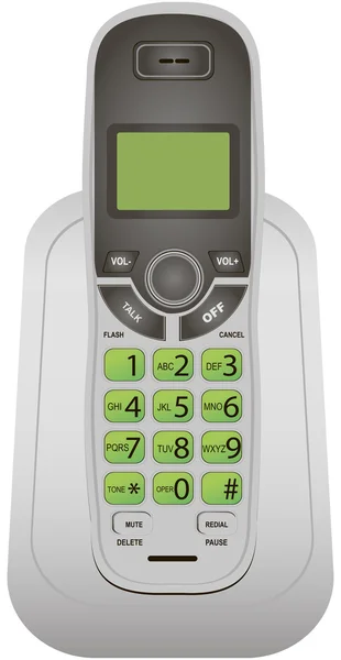 Draadloze telefoon — Stockvector