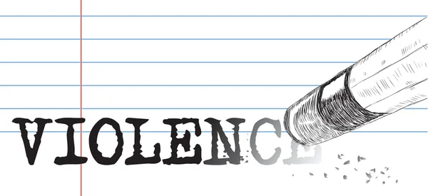 Creativo sobre un tema de violencia — Archivo Imágenes Vectoriales