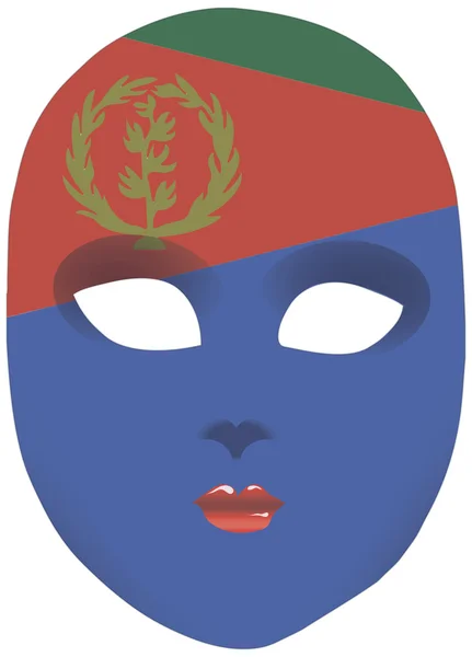 Eritrea mask — Stock Vector