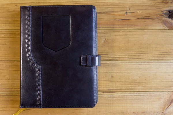 Office notebook with leather cover