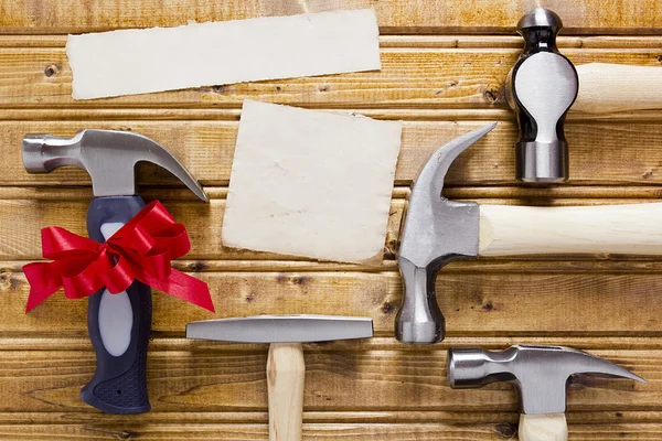 Diverse set of hammers — Stock Photo, Image