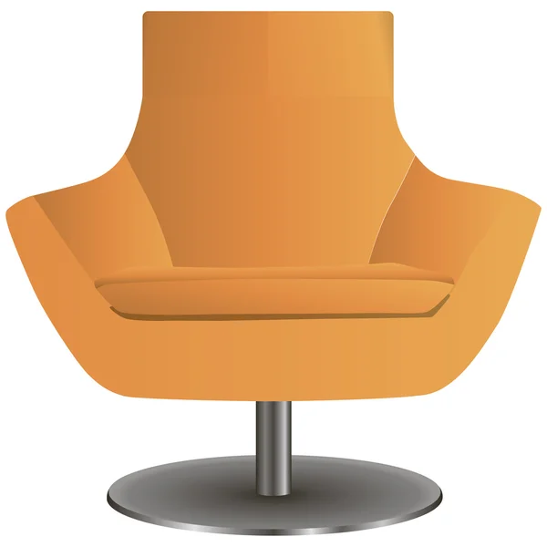 Chaise sur la jambe centrale — Image vectorielle