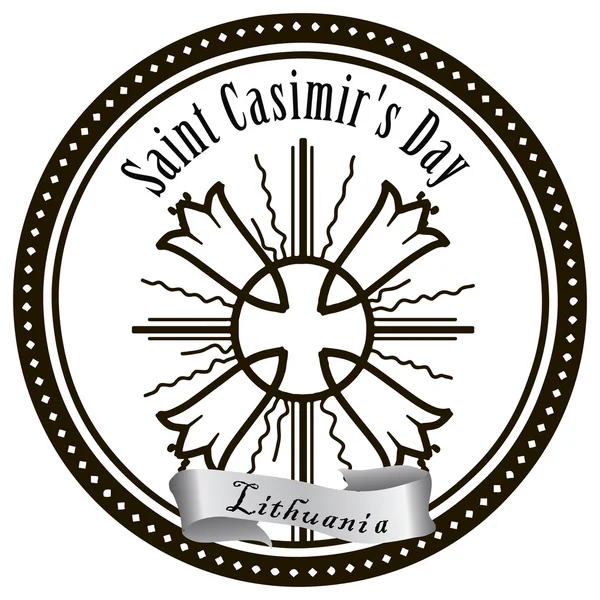 Festa di San Casimiro — Vettoriale Stock