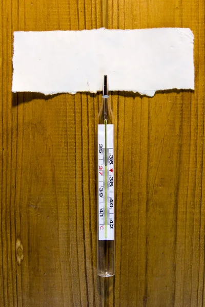 Ртутний термометр — стокове фото