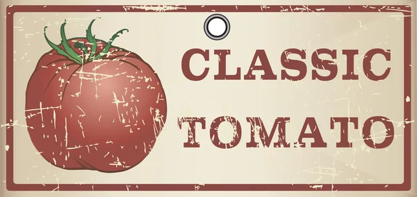 Klassische Tomate — Stockvektor