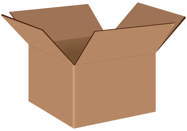 Caixa de papelão industrial — Vetor de Stock
