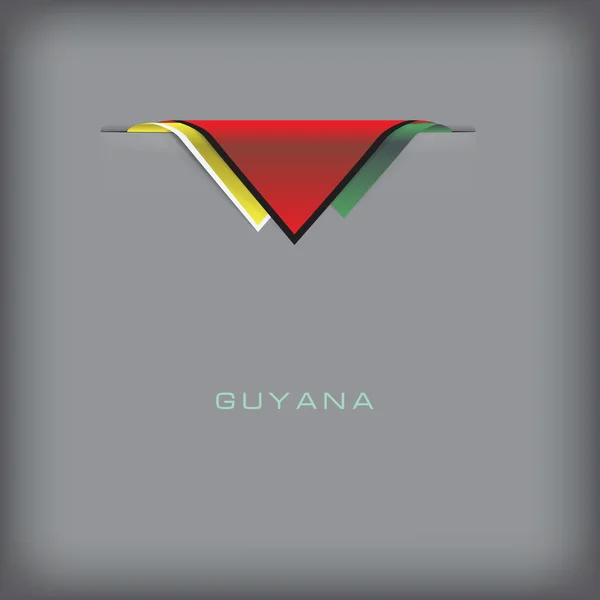 Symboles d'État de la Guyane — Image vectorielle