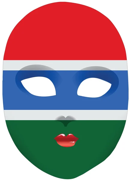 Máscara de Gambia — Archivo Imágenes Vectoriales