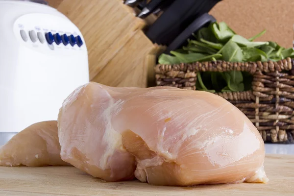 Raw chicken white meat — Stock Photo, Image