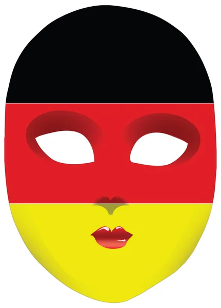 Germany mask — Stock Vector