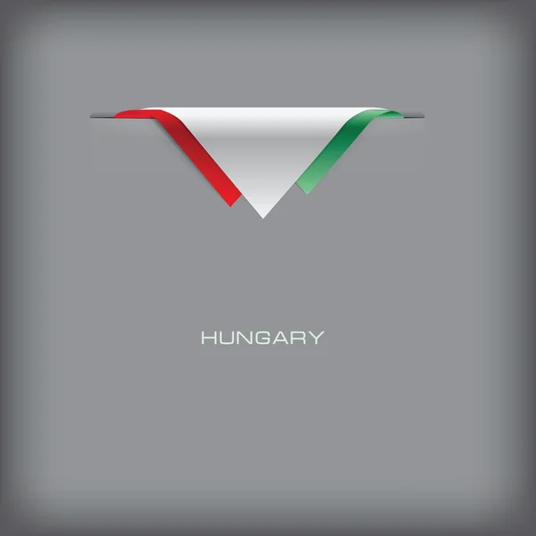 Símbolos de estado de hungary — Vetor de Stock