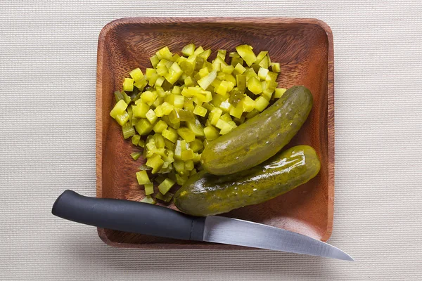 Pickled cucumbers — Stock Photo, Image