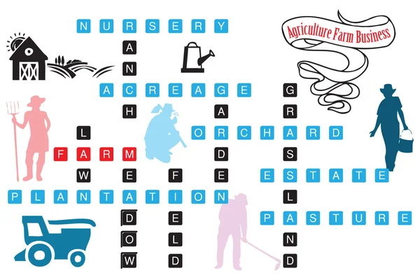 Agricultura empresa agrícola —  Vetores de Stock