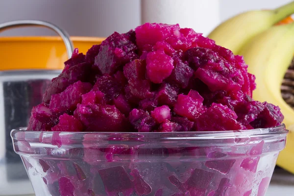 Russian salad with beetroot — Stock Photo, Image