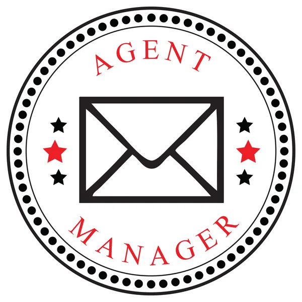 Агент або менеджер розсилок — стоковий вектор