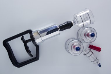 Vakum masaj için tıbbi kutu