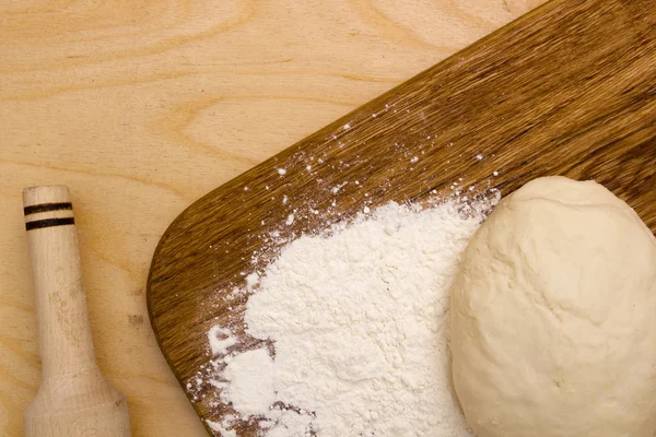 Unleavened kneaded dough — Stock Photo, Image