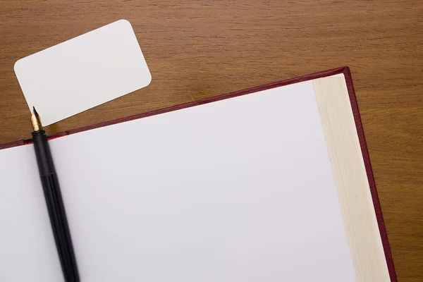 Thick book with a clean slate — Stock Photo, Image