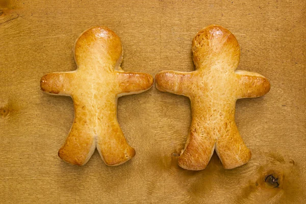 Bolachas na forma de um homem — Fotografia de Stock