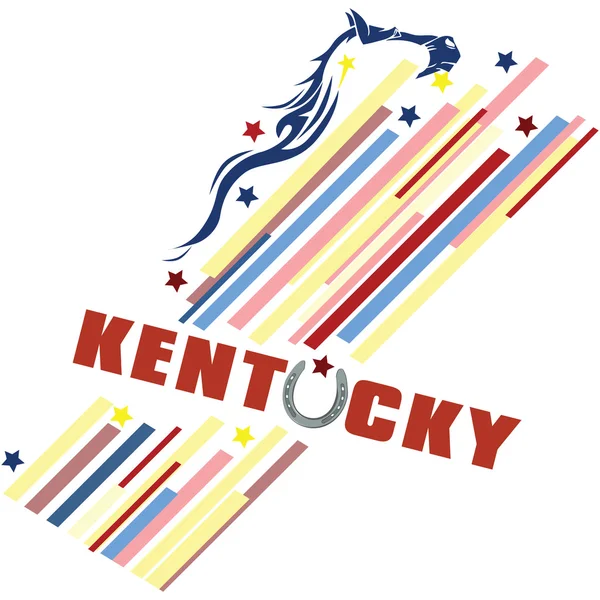 Kreatywnych banner do Kentucky — Wektor stockowy