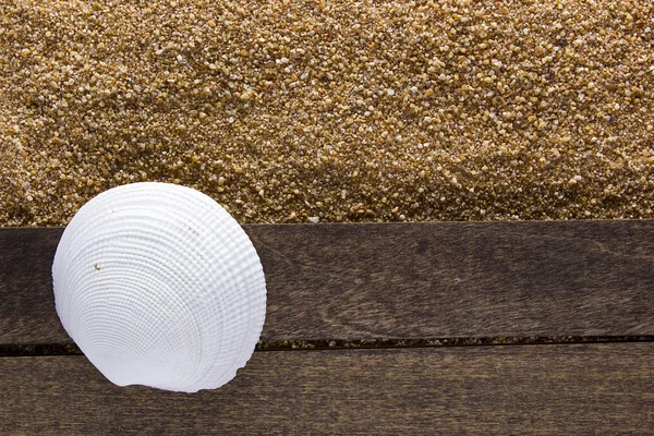 Bakgrund med sandstrand — Stockfoto