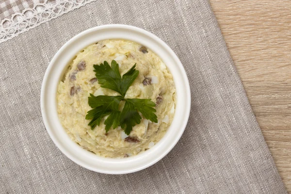 Fish salad of herring - Forshmak — Stock Photo, Image