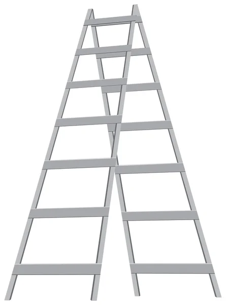 Metalen trapladder — Stockvector