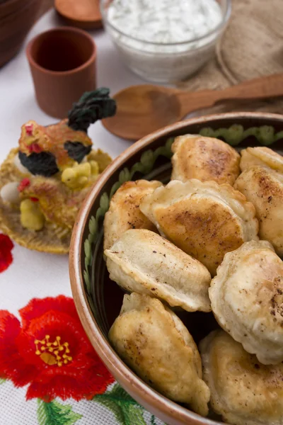 Pierogi comida nacional popular na Polônia — Fotografia de Stock