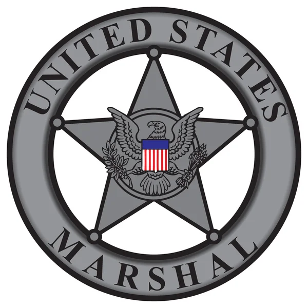 Insigne classique Maréchal des États-Unis — Image vectorielle