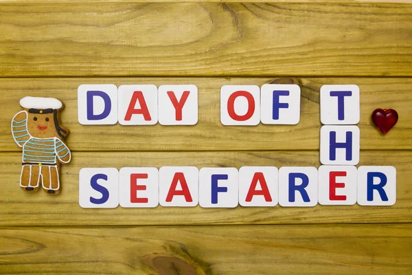 Day a seafarer, celebrated as national holidays — Stock Photo, Image