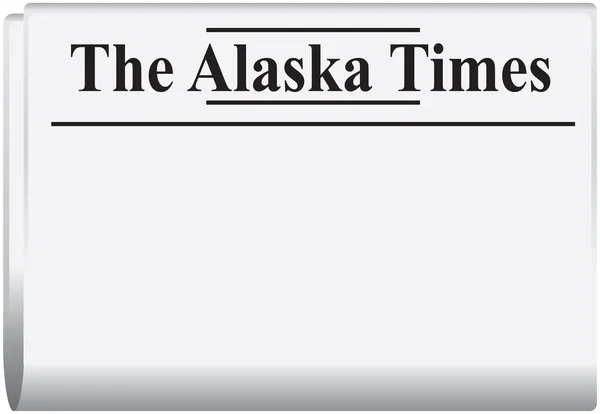 Los tiempos de Alaska — Vector de stock