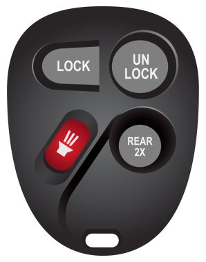 Replacement electronic keyless for cars clipart
