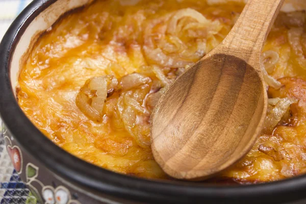 Frankreich Zwiebelsuppe — Stockfoto