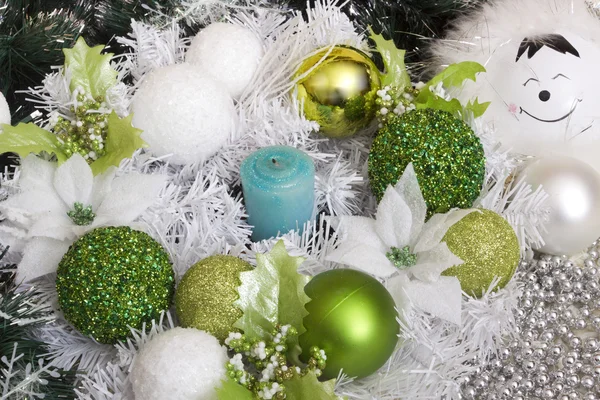 Conjunto de bolas de Natal — Fotografia de Stock