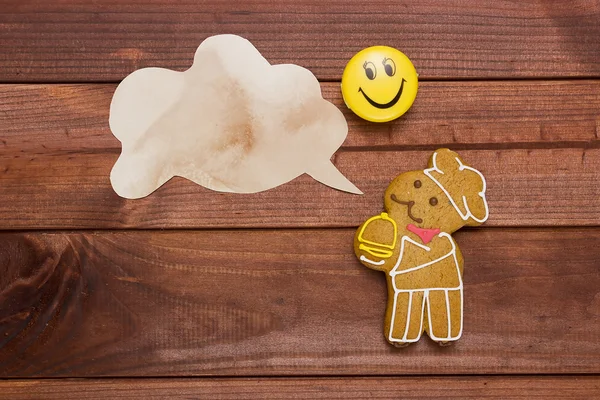 Galletas en forma de hombre —  Fotos de Stock