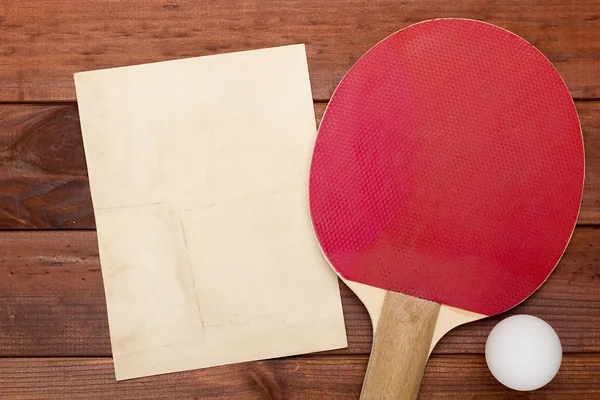 Creativo sobre el tema del tenis de mesa —  Fotos de Stock