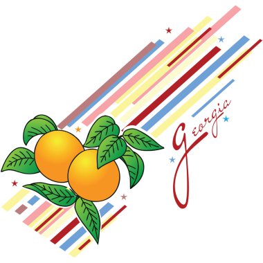Banner for the State of Georgia clipart