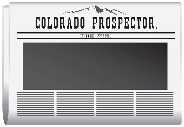 Spojené státy Colorado prospektor — Stockový vektor