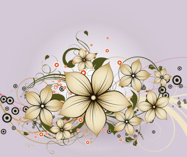 soyut çiçek arkaplanı