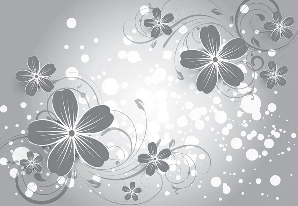 Floral achtergrond voor ontwerp — Stockvector