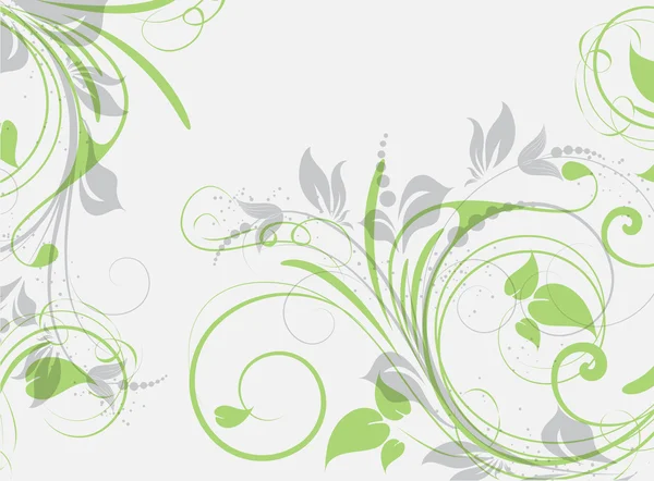 Fondo floral para el diseño — Vector de stock