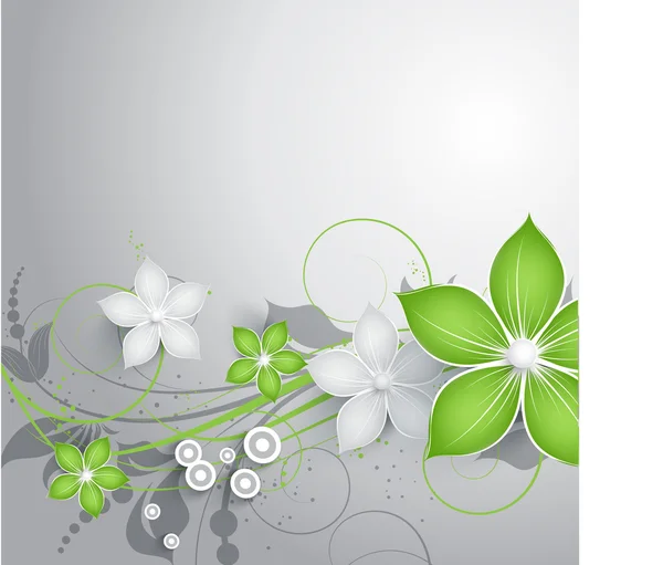 Fundo floral para design —  Vetores de Stock