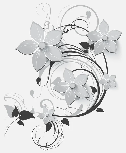 Floral φόντο για σχεδιασμό — Διανυσματικό Αρχείο