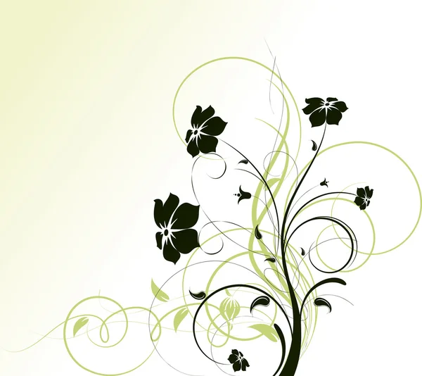 Floral ontwerpelement — Stockvector