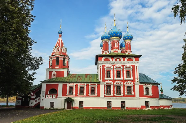 Церква Димитрієм на крові в місті Uglich — стокове фото